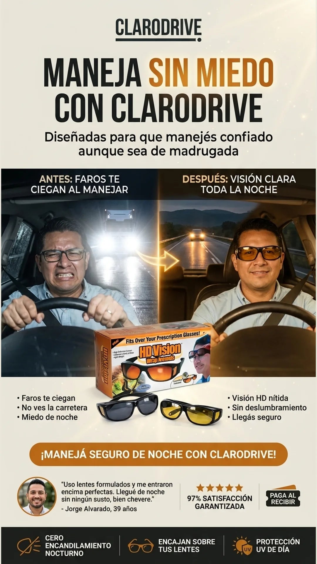 ClaroDrive — antes-despues