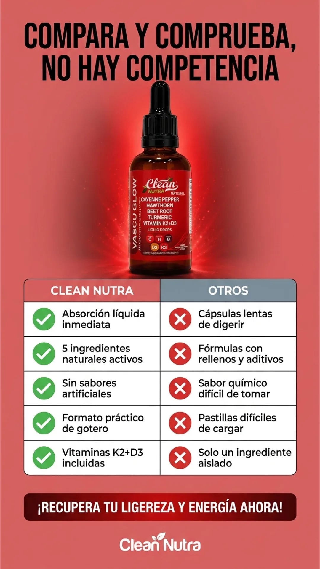 Clean Nutra — tabla-comparativa