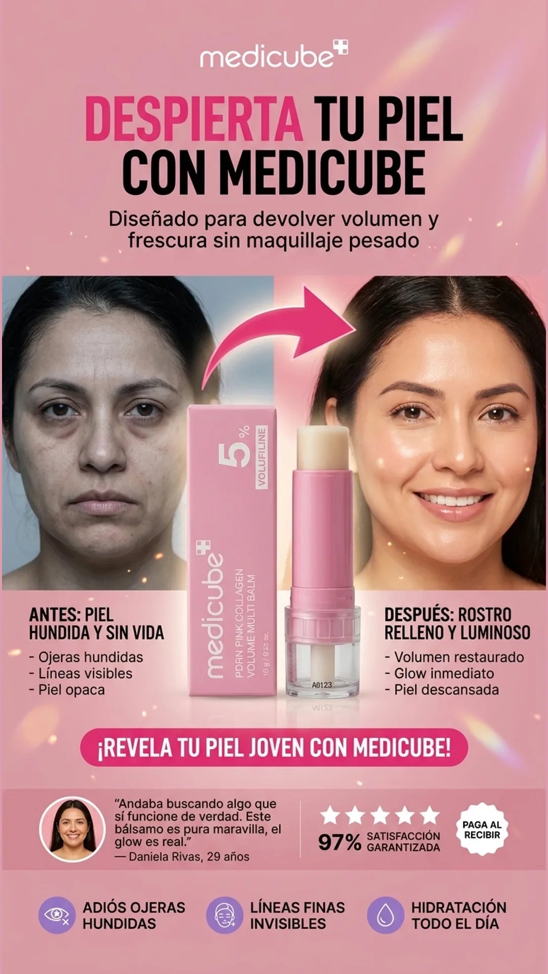 Medicube — antes-despues