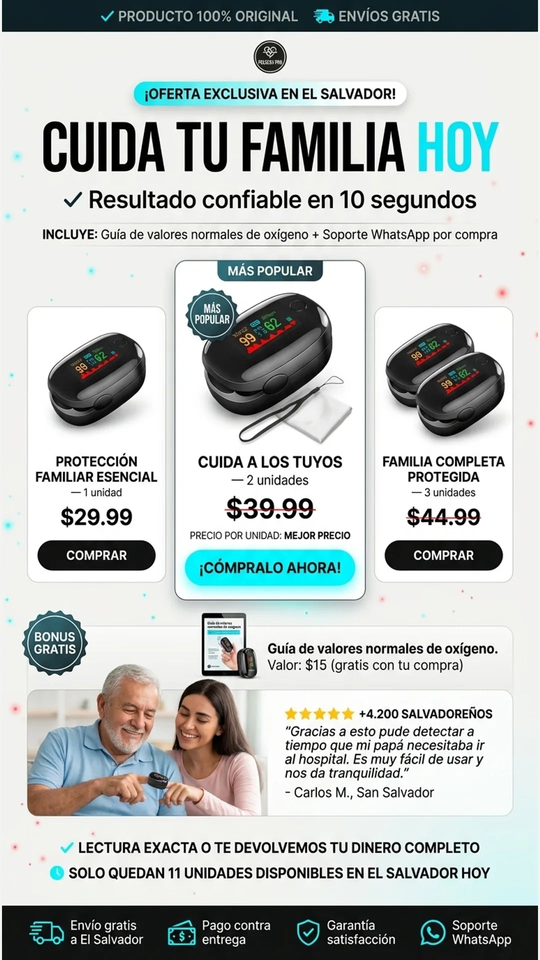 PulseOx Pro — oferta