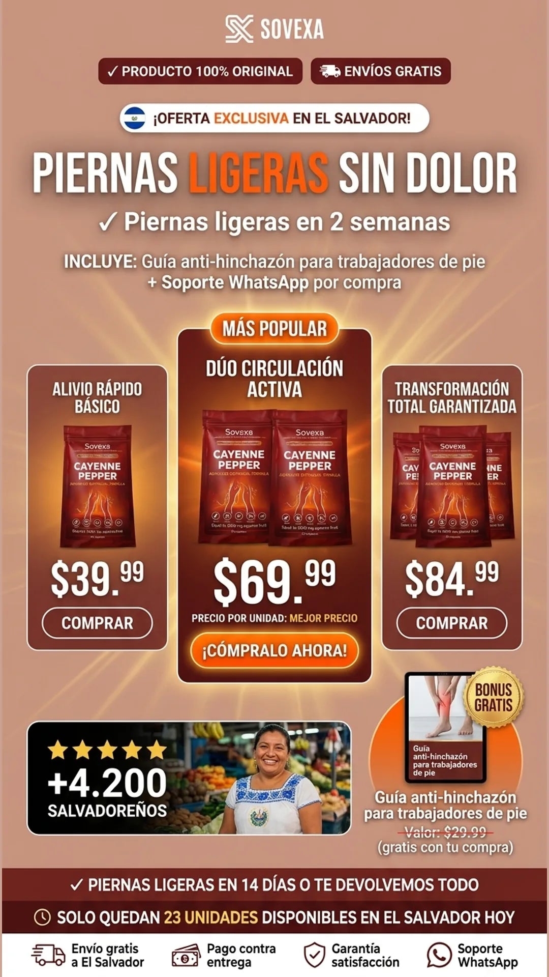 Sovexa — oferta